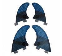 LeeQinersw Surfboard Tavola da Surf Doppio Innesto Controllo Base Surf Universali in Fibra a Nido d'Ape per Guida Stabile E Manovre Fluide Adatte a Shortboard E Fish Retrò , Blu