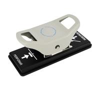 LeeQinersw Tagliabordi E Foratore per 2 in 1 Strumento Manuale Resistente per PVC Carte di Identità Tessere con Base Rimovibile Adatto per Ufficio Scuola, R6.4