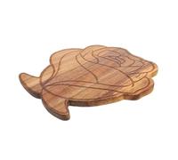 LeeQinersw Tagliere in Legno a Forma di Fiore, per Carne,