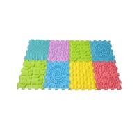 LeeQinersw Tappeto Sensoriale Bambini Pad Massaggianti Piedi Silicone Puzzle Piastrelle Interattive Superficie Testurizzata Sollevata Funzione Promozione