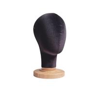 LeeQinersw Testa di manichino, espositore per cappelli, testa di manichino, porta parrucche robusto e salvaspazio da tavolo per negozi al dettaglio, saloni e, Nero