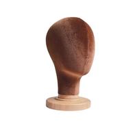 LeeQinersw Testa di manichino, espositore per cappelli, testa di manichino, porta parrucche robusto e salvaspazio da tavolo per negozi al dettaglio, saloni e, Marrone