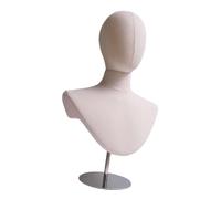 LeeQinersw Testa di Manichino per Cappelli, Occhiali E Accessori, Base in Argento