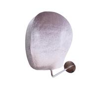 LeeQinersw Testa di Manichino Porta Parrucche Espositore Da Muro Supporto per Berretti E Cappelli Design Multiuso in Materiale Leggero E Robusto Adatto per Nego, Gancio D'argento