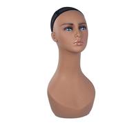 LeeQinersw Testa di manichino realistica Manikin Head Bust parrucca che mostra il display di gioielli da supporto per orecchini