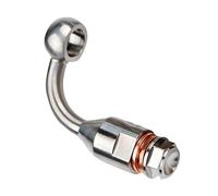 LeeQinersw Testa di Prolunga del Tubo Flessibile del Freno Pinza Freno Idraulica Rezuma per La Guida, 90 Gradi