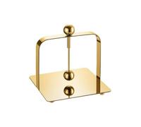 LeeQinersw tovaglioli con Asta a Pressione Moderno tovaglioli Verticale in Metallo Pratico Dispenser di Carta per Café, Oro, M