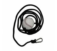 LeeQinersw Training Baseball Palla da Allenamento Baseball Softball Palla Corda Gancio Esercizi Regolarità Del Colpo Precisione di Battuta Sfera in PU con Gancio, Nero