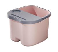 LeeQinersw Vasca per pediluvio, secchio per lavaggio piedi per adulti, robusto, per il rilassamento dei piedi in casa, per il bagno dei in dormitorio, per la, Rosa