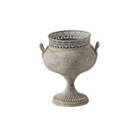 LeeQinersw Vaso Ornamentale in Ferro Stile Antico Piante con Bordo Traforato Decorativo Piante per Consolle, Ambito Ospitalità, A3568