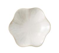 LeeQinersw Vassoio per Gioielli Porta Anelli Svuotatasche Poggia Cucchiaini Piatto per Bigiotteria Multifunzionale a Forma di Fiore Adatto per Regali a Donne Ra, Bianco