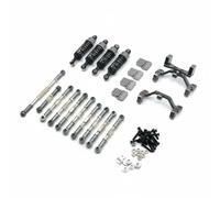 LeeQinersw Vehicle Toy Componente per Auto Modello Radiocomandato Kit Assemblaggio Shock Assorbitore Barra Stabilizzatrice Regolabile Link Servo Durevole, Titanium