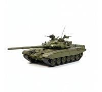 LeeQinersw Veicolo Militare Carro Armato T 72A Modello in Modello Statico Modellino Miniatura in Metallo con Torretta E Cingoli Realistici Adatta per Scrivania Studio Ufficio Vetrina Collezione