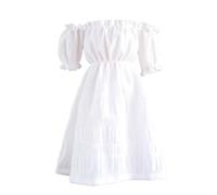 LeeQinersw Vestito da Bambola Abito Bambola Accessorio Personalizzabile Stile Classico Tessuto Morbido Adatto per Esposizione Collezioni di Bambole E Fotografia , Bianco , 45CM
