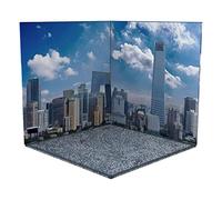 LeeQinersw Vetrina per Fondali 1/12 Modello di Scena Auto Vetrina in Mini Edificio Parcheggio Diorama Layout Foglio di Schiuma Adatto per Collezione Uffici, Città