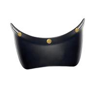 LeeQinersw Visiera per Casco Da Motocicletta a 3 Bottoni Automatici (nera) per Casco