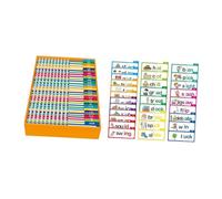 LeeQinersw Word Families Phonics Flash Cards per Il Vocabolario Che Costruisce Giochi di Lettura a Casa