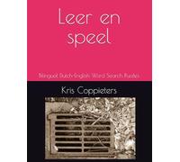 Leer en speel/Learn And Play: Bilingual Dutch-English Word Search Puzzles