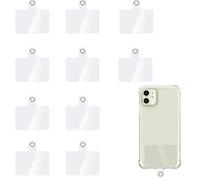 Leersao 10 Pezzi Toppa per Cordino Cellulare, Cuscinetti Adattatori per Maggior Parte degli Smartphone - Proteggi il Tuo Telefono