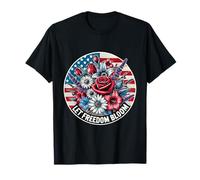 Leet Freedom Bloom - Regalo per il giorno dell'indipendenza del 4 luglio Maglietta