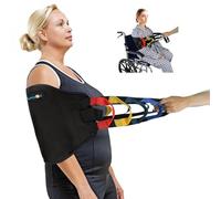 Leetye Mei Cintura di trasferimento per il sollevamento, con maniglie, supporto per il sollevamento di sicurezza, con design curvo allargato, per anziani, anziani, pazienti anziani (nero)