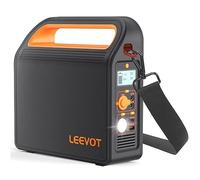 LEEVOT Centrale Elettrica Portatile, 300W/324Wh Generatori Pure Sine Wave AC Output, Generatore solare per casa, campeggio all'aperto. (con tracolla)