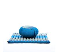 Leewadee Cuscino Meditazione Zafu & Zabuton Set 70 x 70 cm Kapok Zazen