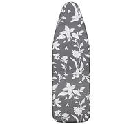 LEEWEITAS Copritavolo da stiro 148 x 55 cm, fodera per asse da stiro con parte superiore 100% cotone e imbottitura spessa, facile da mettere in posizione e resistente alle bruciature (XXL, fiore