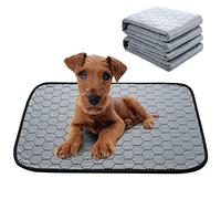 LEEWEITAS Tappeto da addestramento per cani riutilizzabili, tappeto educatore pipì lavabile per cuccioli con base super assorbente e antiscivolo per cani, gatti e conigli, 45 x 60 cm (2 pezzi)