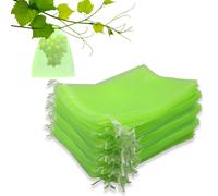 Leeyunbee 100 Pezzi Sacchetto di Protezione dell'uva 20 20 x 30 cm Verde Chiaro