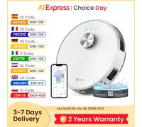 LEFANT M1 Robot Aspirapolvere con Mop, Navigazione Lidar (LDS), Batteria 4000 Pa, 4000 mAh, M1-Gray