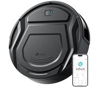 LEFANT M210 Pro+ Robot Aspirapolvere,3000Pa,200min,WiFi/App/Alexa,Rilevamento Omnidirezionale a 190°,Navigazione Intelligente,Sottile e silenzioso,Peli di animali e pavimenti duri,Nero