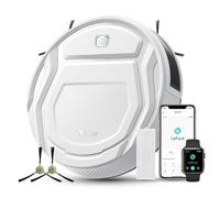 LEFANT M210P Robot Aspirapolvere, Aspirazione 2200Pa, Ultrasottile Silenzioso, WiFi/App/Alexa, Pulizia a Zig-Zag, Autonomia 120min, Ideale per Peli Animali, Moquette e Pavimenti Duri