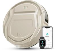 LEFANT M210P Robot Aspirapolvere con 2200Pa, 120 Minuti, Senza Grovigli, Ultra Sottile 7,8cm, Wi-Fi/App/Alexa, Potenziamento Tappeto, Ideale per Peli di Animali Domestici, Grigio Champagne
