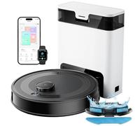 LEFANT M2S Pro Robot Aspirapolvere Lavapavimenti Con Mappatura, 10000Pa, 240 Minuti, Navigazione Laser dToF, Evitamento Ostacoli PSD, Controllo APP/Alexa, Pulizia Personalizzata, Nero