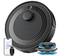 LEFANT M2S Robot Aspirapolvere Lavapavimenti Con Mappatura,10000Pa,240 Minuti,Navigazione Laser dTOF,Tecnologia di Evitamento Degli Ostacoli PSD,Pulizia Personalizzata,Zone Vietate,Nero