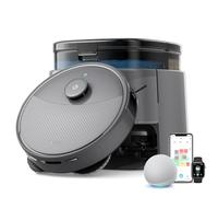 LEFANT M3 MAX Robot Aspirapolvere Lavapavimenti con Mappatura dToF + PSD, Mini All-in-One Station 3.2L, 20.000Pa, Mop Rotante 55°C, 210 Min, Autosvuotante, App/Alexa/Google