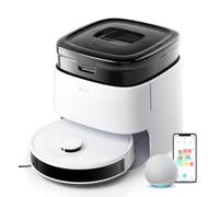LEFANT M3 Robot Aspirapolvere Lavapavimenti con Mappatura,12000Pa,Svuotamento,Riempimento,Lavaggio e Asciugatura Automatici,Laser dTOF,Evitamento Degli Ostacoli PSD,Compatibile con Wi-Fi 2.4G e 5G
