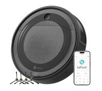 LEFANT M310 Robot Aspirapolvere 4500Pa,Evita Precisamente gli Ostacoli,Autonomia 180min,Wi-Fi/App, Antigroviglio Aspirapolvere Robot Ideale per Peli di Animali Domestici, Peli e Pavimenti Duri,Nero