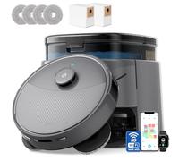 LEFANT M3Max Robot Aspirapolvere Lavapavimenti con Mappatura, 20.000Pa, Laser dToF, Evitamento PSD, 3.2L Stazione All-in-One Autosvuotante, Lavaggio Mop a 45°C e Asciugatura, WiFi 2.4G/5G, Alexa/APP