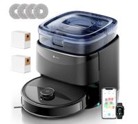 LEFANT M3Max Robot Aspirapolvere Lavapavimenti con Mappatura, Laser dToF, Evitamento PSD, 20000Pa, 3.2L Auto Svuotamento, Stazione All in One, Lavaggio Mop 45°C e Asciugatura, WiFi 2.4G 5G, Alexa App