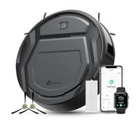 Lefant Robot Aspirapolvere, 2200Pa, Autonomia 120 Minuti, Controllo App/Wi-Fi/Alexa, Potenziamento Tappeto, Ultrasottile 7,8cm Aspirapolvere Robot Ideale per Peli Animali, Pavimento Duro, M210P Grigio