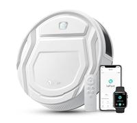 LEFANT Robot Aspirapolvere,Aspirazione 2200Pa,Autonomia 120 min, 6 Modalità di Pulizia,Wi-Fi/App/Alexa,Aspirapolvere Robot Peli di animali,Capelli, Pavimenti,M210P con Telecomando