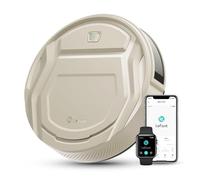 Lefant Robot Aspirapolvere con 2200Pa,120 Minuti,Senza Grovigli, Ultra Sottile,Wi-Fi/App/Alexa, Potenziamento Tappeto,Ideale per Peli di Animali Domestici Aspirapolvere Robot M210-Pro Grigio Champagne