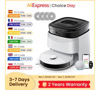 LEFANT Robot aspirapolvere con mappatura, aspirazione 12000 Pa, stazione di svuotamento, lavaggio e asciugatura automatica, laser DTOF