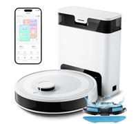 LEFANT Robot Aspirapolvere e Lavelli M2 Pro, 6000Pa Aspirazione, 140 min Autonomia, Autovacciamento 60 Giorni, Navigazione dToF, Ostacoli 190° PSD, Mappatura multilivello, Animali domestici