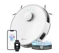 LEFANT Robot aspirapolvere M1 con funzione di pulizia, LiDAR Navigation, 4000Pa aspirapolvere robot 200Mins Max, autoscaricante, Wi-Fi, 8 con zone No-Go, ideale per peli di animali, tappeto, pavimento