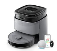 LEFANT Robot aspirapolvere M3 Max con funzione di pulizia 15000 Pa, mappatura di navigazione LiDAR, durata 210 minuti, controllo vocale intelligente, ideale per peli di animali/capelli/polvere/tappeti