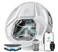 LEFANT Robot Aspirapolvere M320, 6000Pa,Autonomia 210 Minuti,Evita Precisamente gli Ostacoli, Contenitore per Polvere da 800 ml, Controllo App/Alexa,Ideale per Peli di Animali Domestici,bianco