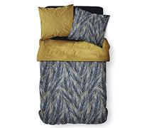Lefebvre Textile Today - Set di biancheria da letto matrimoniale 220 x 240 cm, in cotone stampato, blu floreale Sunshine 6.15